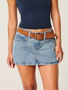 Hollister Super Low-Rise Mini Skirt
